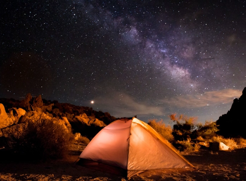 stargazing camping gear