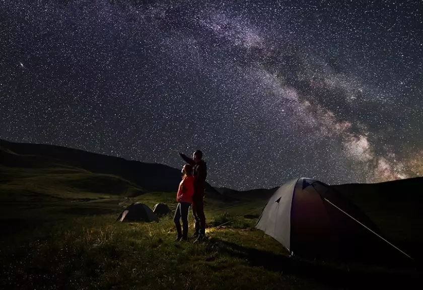 stargazing camping gear