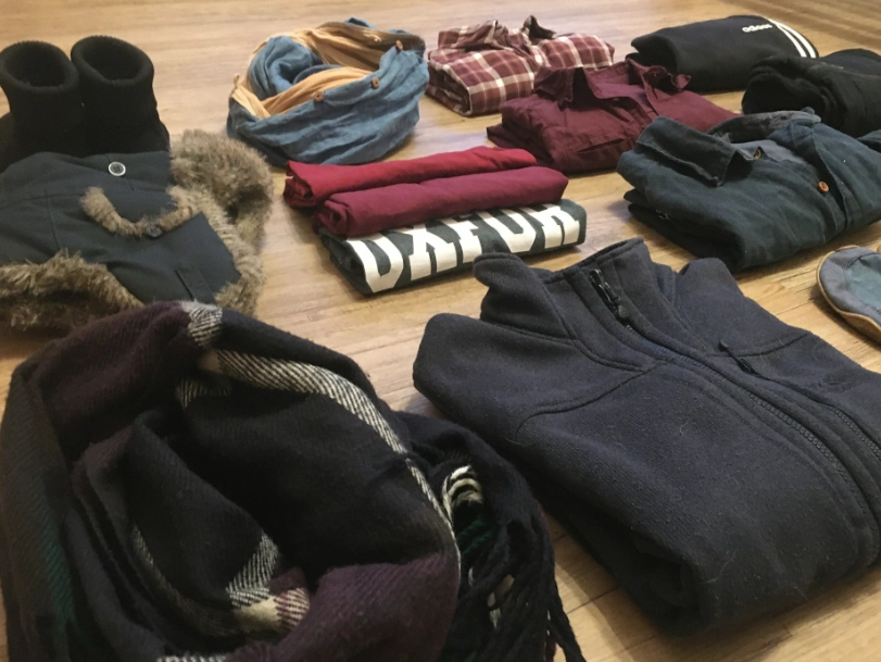 winter camping layers